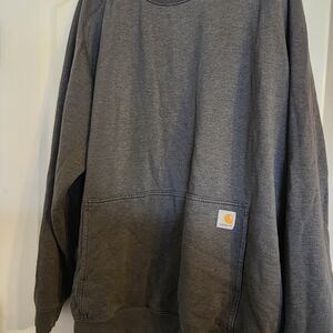 Carhartt Men's Charcoal Crewneck Sweater